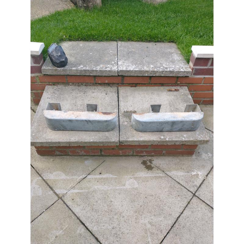 Land rover series. Rear Bumperets