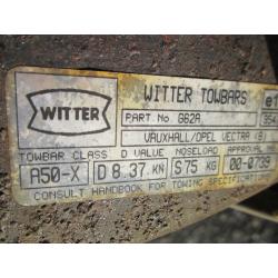 Vauxhall Vectra Witter Tow Bar