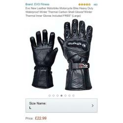 EVO Motorbike gloves