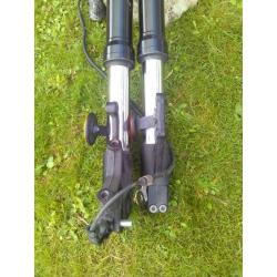 YAMAHA mt125/yzf125R FRONT SUSPENSION FORKS UPSIDE DOWN COMPLETE SET O