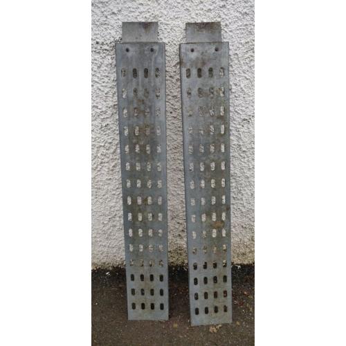 Trailer Ramps. Heavy Duty Steel Galvanised. 6ft x 10"