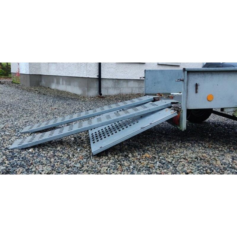 Trailer Ramps. Heavy Duty Steel Galvanised. 6ft x 10"