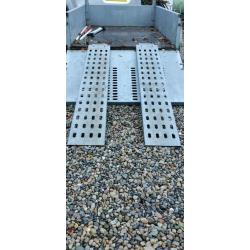 Trailer Ramps. Heavy Duty Steel Galvanised. 6ft x 10"