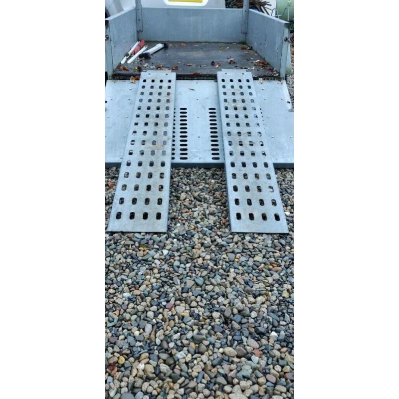 Trailer Ramps. Heavy Duty Steel Galvanised. 6ft x 10"