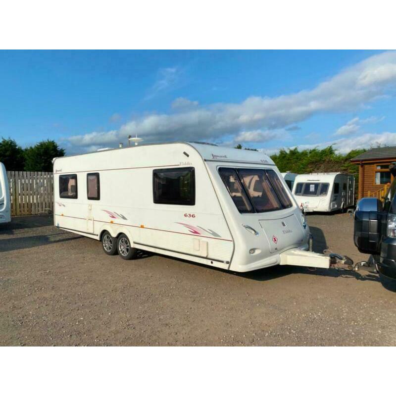 Elddis Avante 636 6 berth Caravan Great Family Layout VGC Awning !
