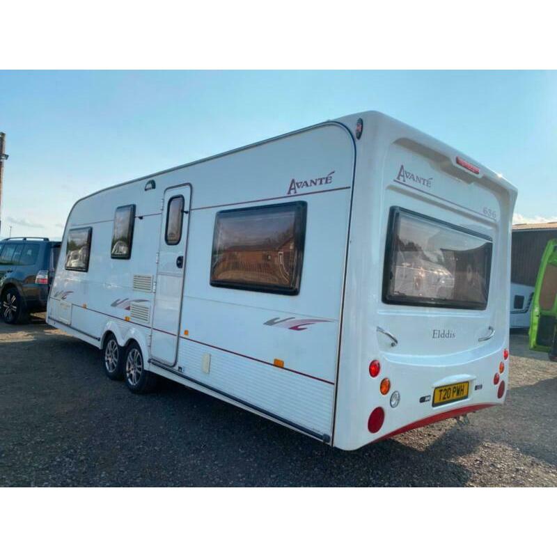 Elddis Avante 636 6 berth Caravan Great Family Layout VGC Awning !