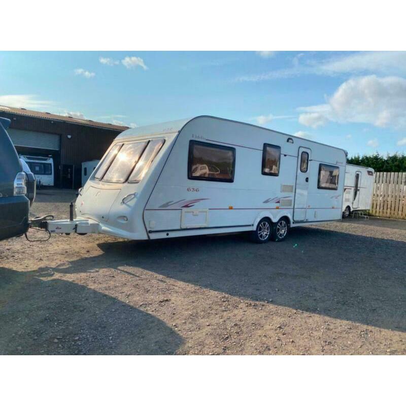 Elddis Avante 636 6 berth Caravan Great Family Layout VGC Awning !