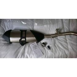 Triumph explorer exhaust system