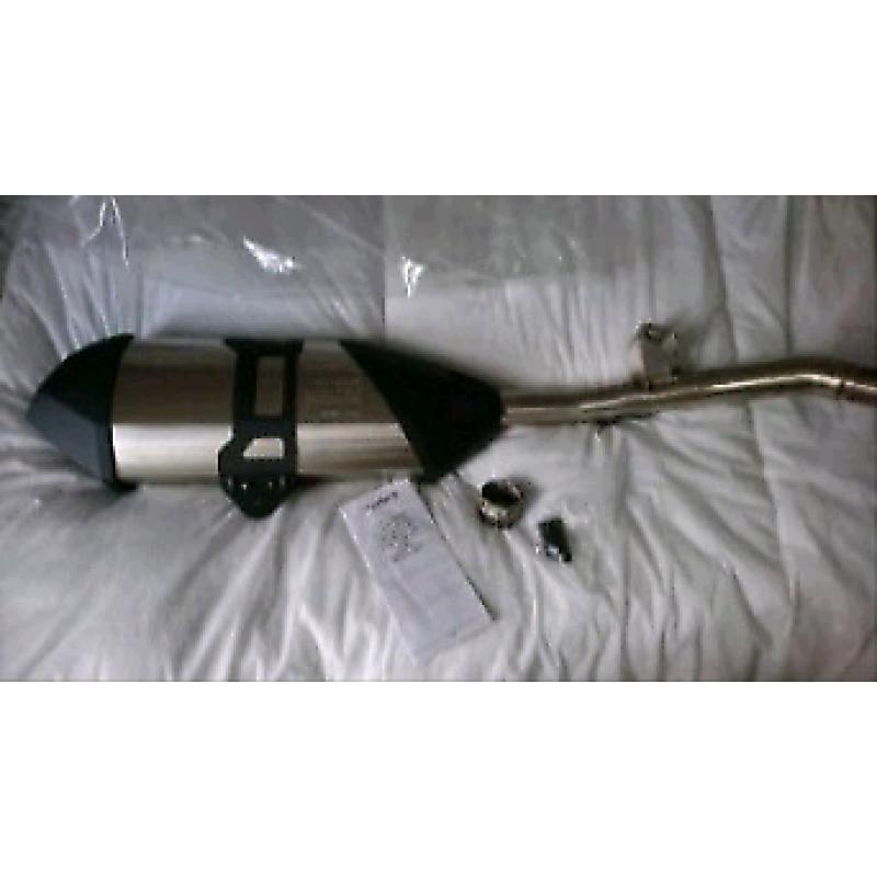 Triumph explorer exhaust system