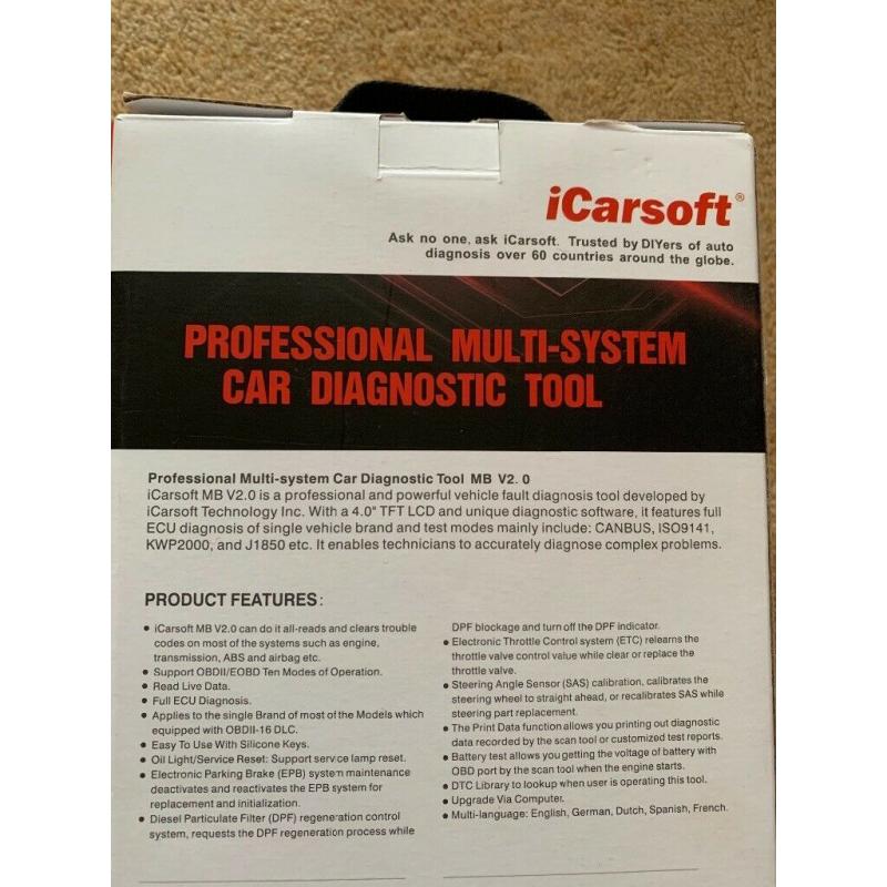 Mercedes Icarsoft diagnostic tool