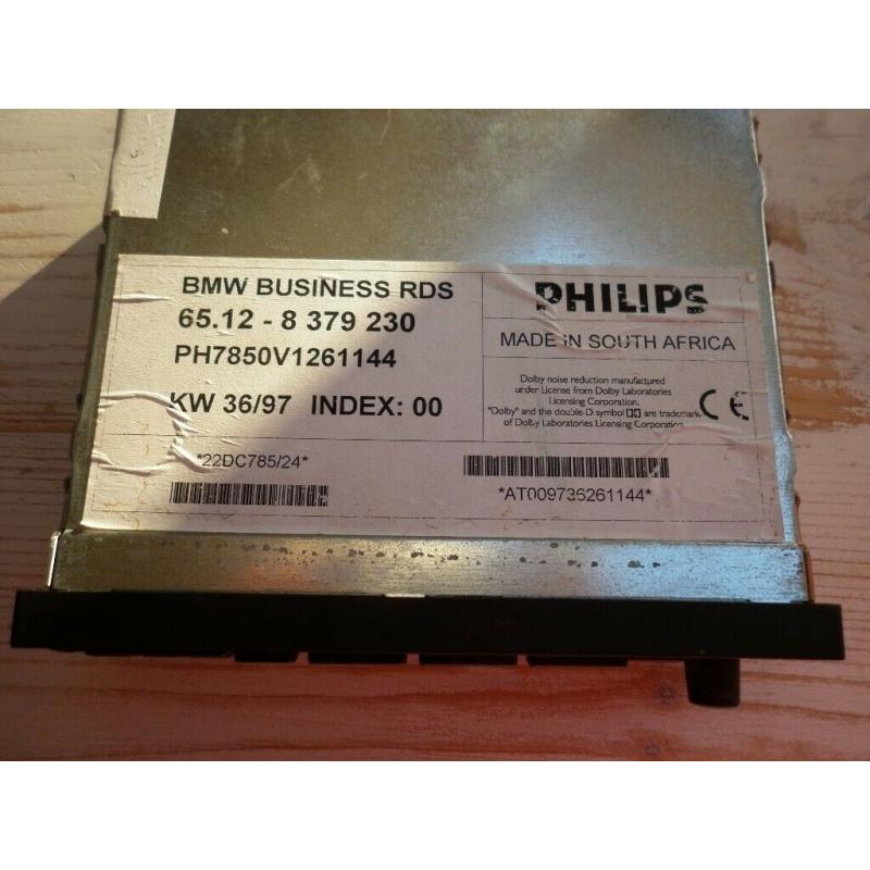 BMW Business RDS radio/cassette player. Phillips.