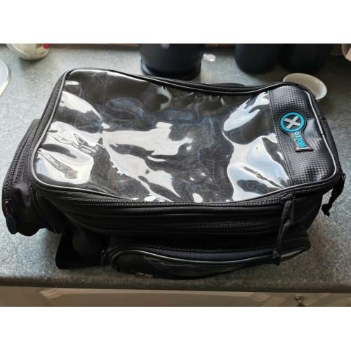 Oxford tank bag 38 litre. Only used for 1 trip, immaculate condition. Perfect Xmas present