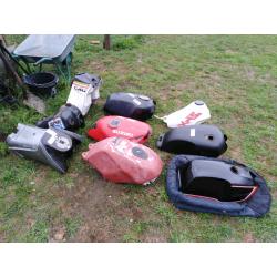 Various 70,/80/90,s fuel tanks
