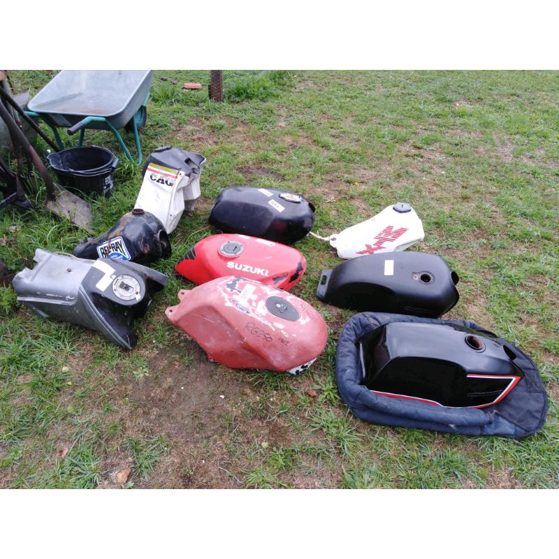 Various 70,/80/90,s fuel tanks