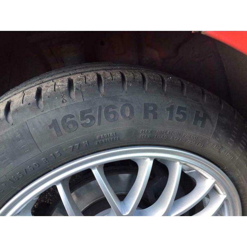 spare 15" wheel and tyre toyota ago