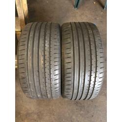 2 Tyres 275 35 20(102Y)Continental SportContact 2 Extra Load Between 5mm-6mm