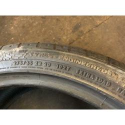 2 Tyres 275 35 20(102Y)Continental SportContact 2 Extra Load Between 5mm-6mm