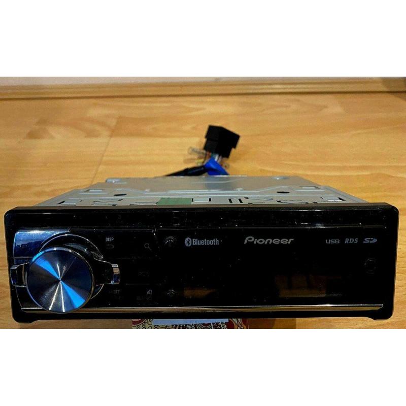GENUINE BLUETOOTH PIONEER RADIO DEH-84OOBT USB RDS SD AUX COVER CAR ORYGINAL STEREO HEAD UNIT PLAYER