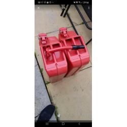 X2 20ltr Jerry cans with nozzle