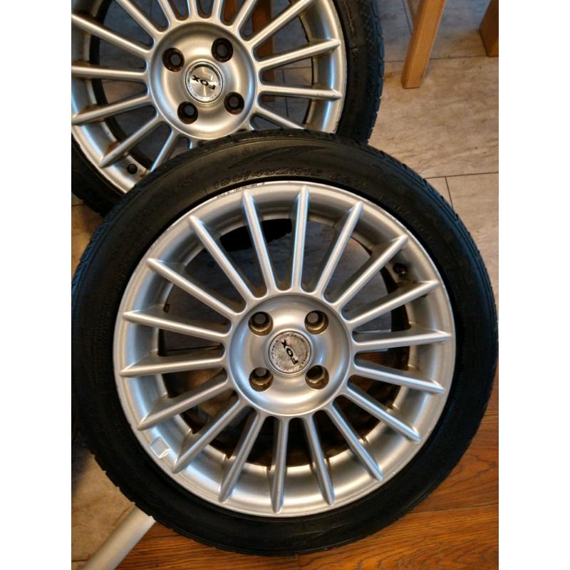 15 inchFox alloy wheels