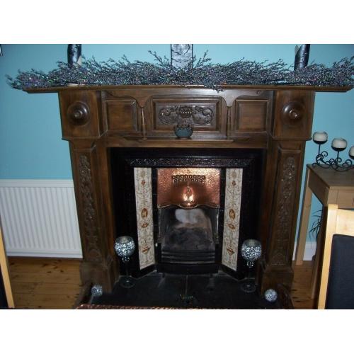 Fireplace insert (complete with tiles)