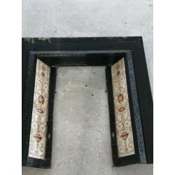 Fireplace insert (complete with tiles)