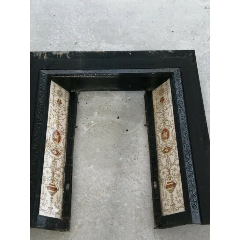 Fireplace insert (complete with tiles)