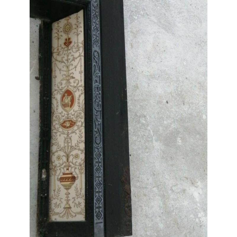 Fireplace insert (complete with tiles)