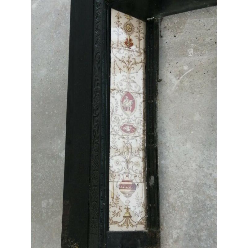 Fireplace insert (complete with tiles)