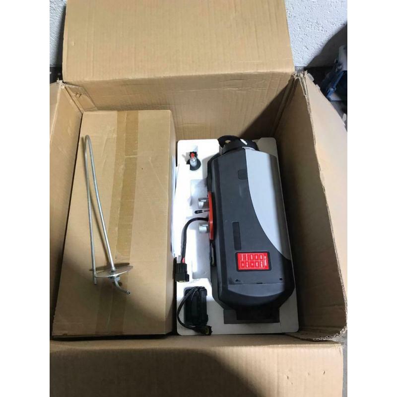 Motorhome night heater 12v with lcd display