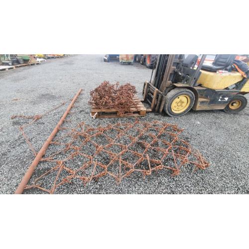 Tractor 12ft heavy duty drag grass harrows