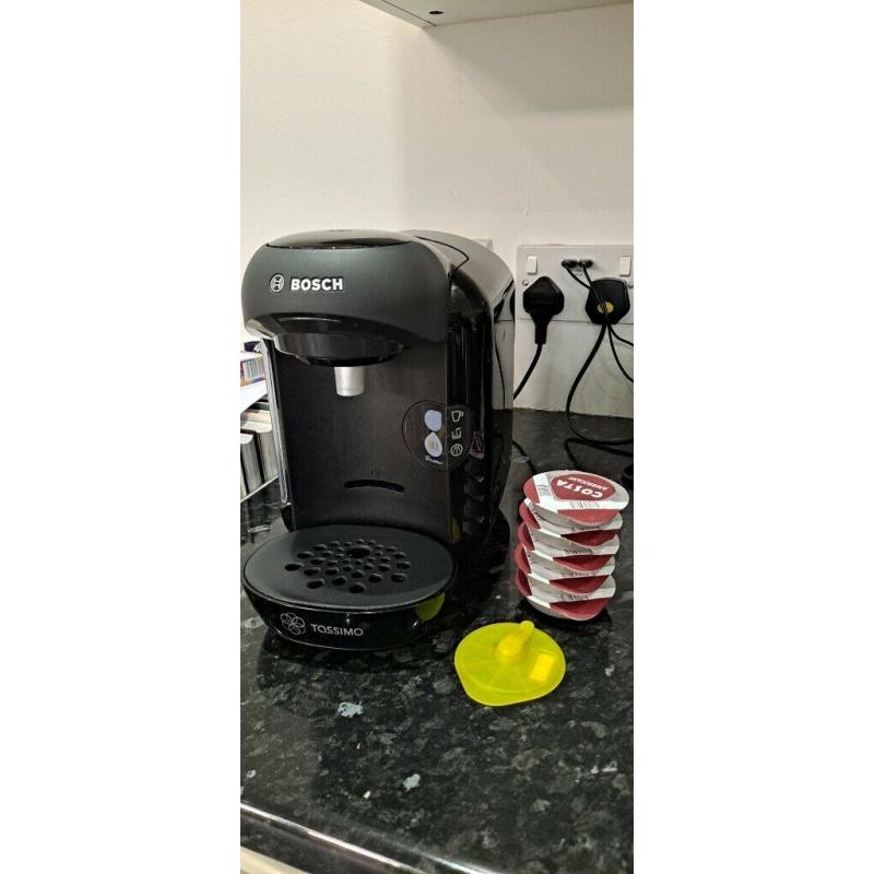 Bosch Tassimo coffee machine with pods