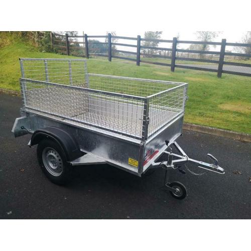 Trailer 6x4 single axle with mesh