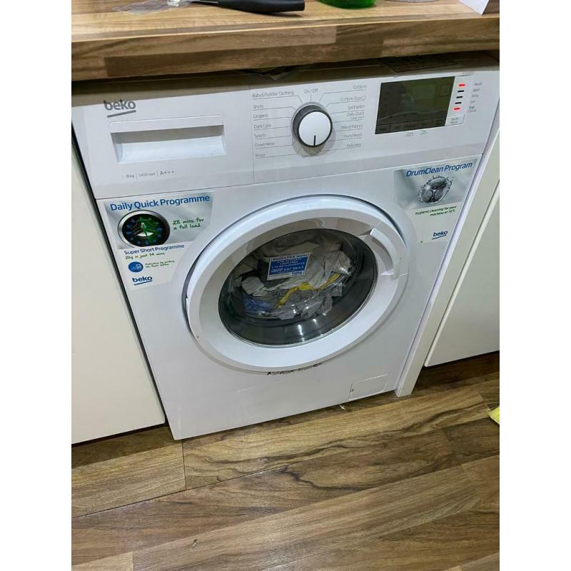 Beko washing machine nearly new
