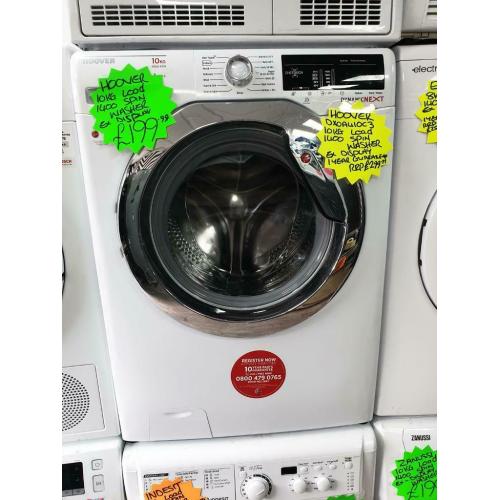Hoover white 10kg ld 1400 spin ex display washing machine