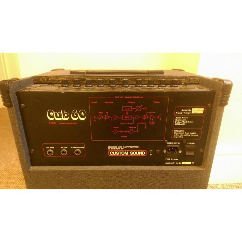 Custom Sound Cub 60 Guitar Amp