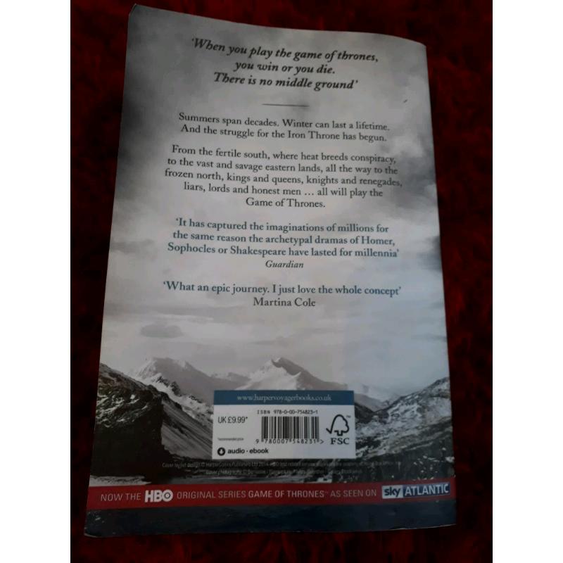A Game Of Thrones Book