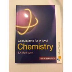 Calculation for A level chemistry