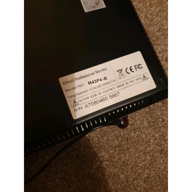 43" Professional Display Monitor