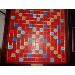 SCRABBLE DELUXE RARE EDITION GAME, WITH TURN TABLE. AS NEW
