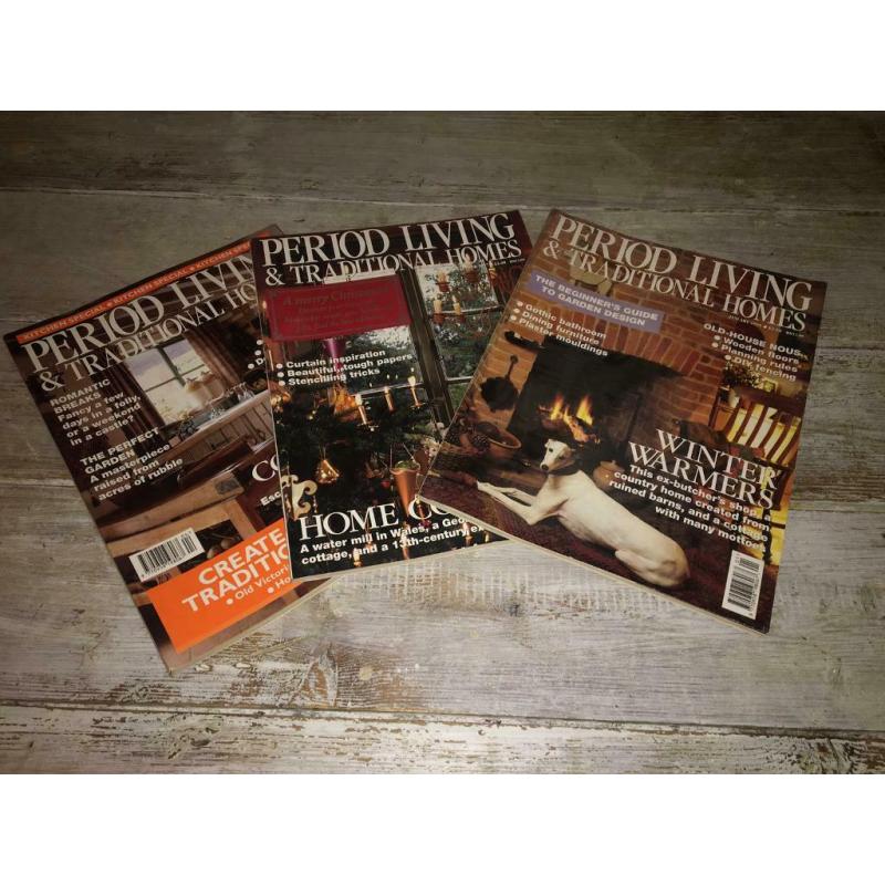 MIX OF HOME HOUSE INTERIORS MAGAZINES HOMES & ANTIQUES, LIVING ETC, PERIOD LIVING & TRAD HOMES