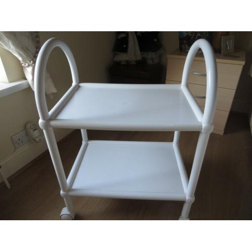 Dining room/ lounge trolley (white)