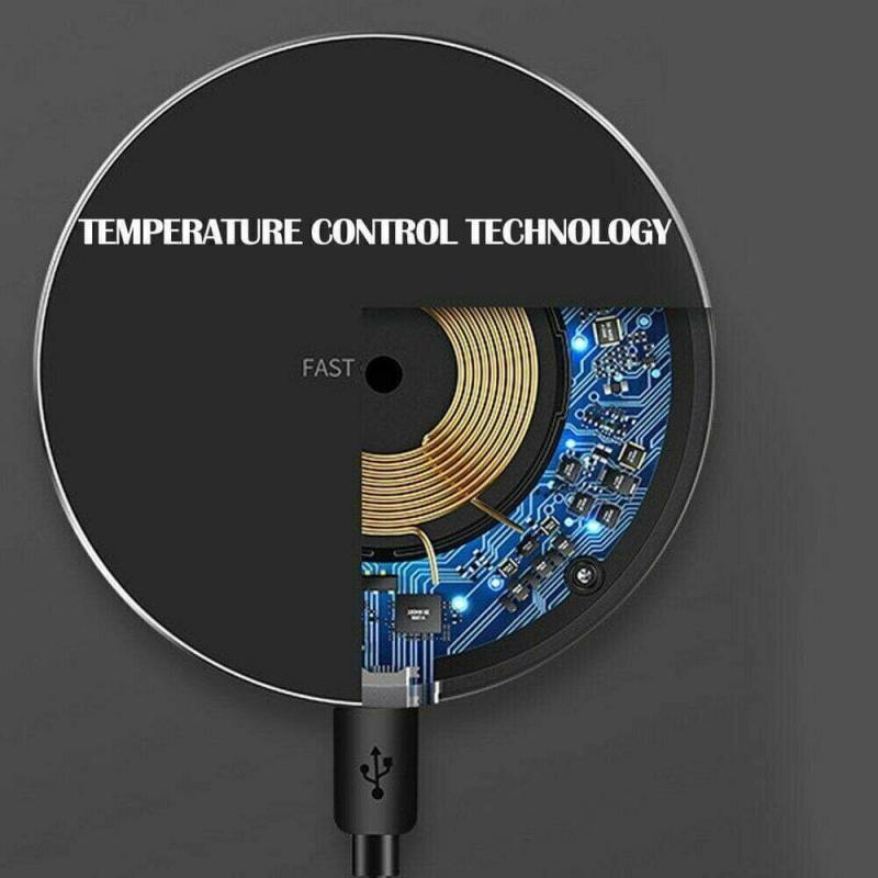 Luxury Qi Fast Wireless Charger Charging Pad