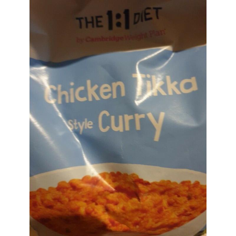 18 chicken tikka style curry means Cambridge weight plan 1:1 diet