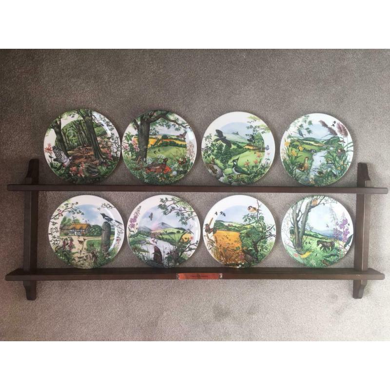 The complete set of immaculate decorative plates, by brilliant artist Colin Newman