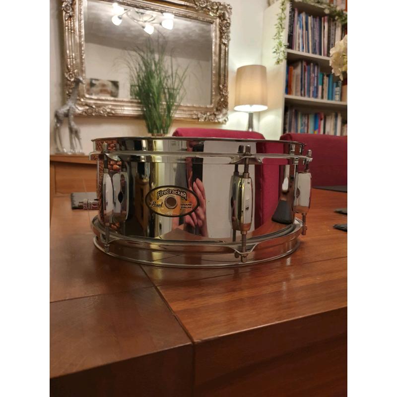 Pearl Firecracker snare Steel Shell 12 x5