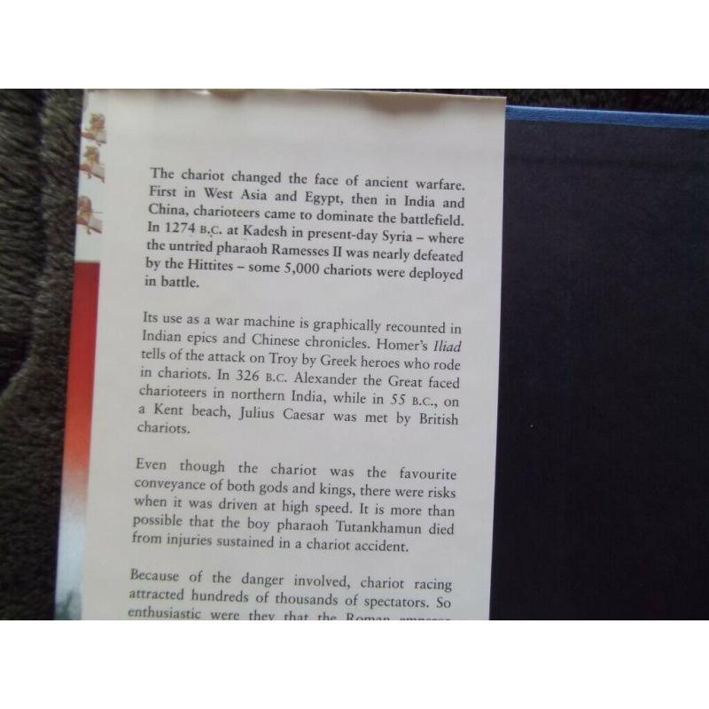 SALE Book 'Chariot' by Arthur Cotterell - World's first war machine - Brand new copy