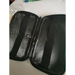 Black pvc case with elastic
