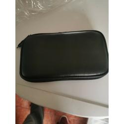 Black pvc case with elastic