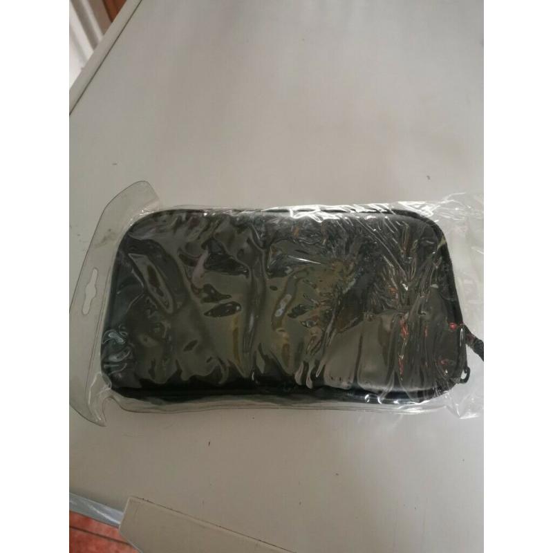 Black pvc case with elastic
